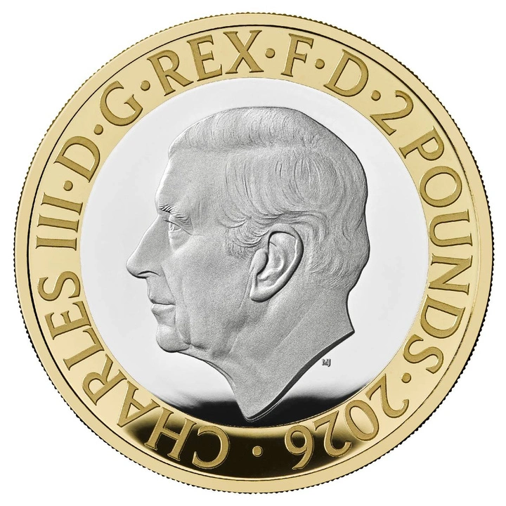 Monnaie en argent Duchess of Hamilton £2 colorisée 2026 Proof