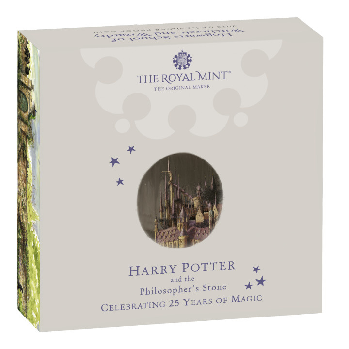 Harry Potter: Škola čar a kouzel v Bradavicích 1 unce stříbra 2023 Proof