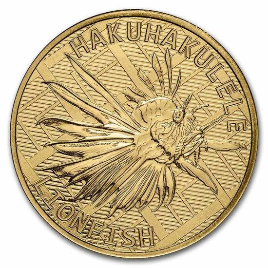 Tokelau: Lionfish 1 uncja Złota 2022