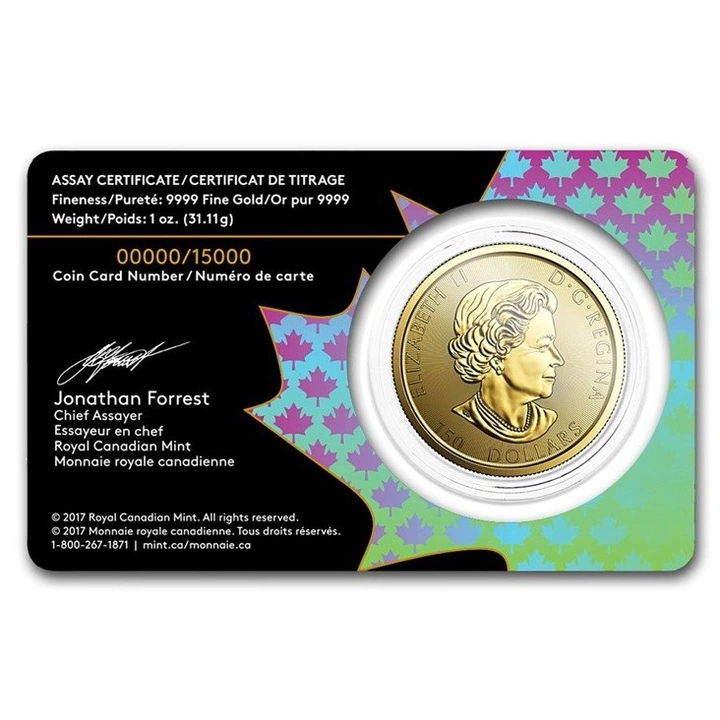 Voyageur Special Edition 150 RCM 1 oncia d'oro 2017