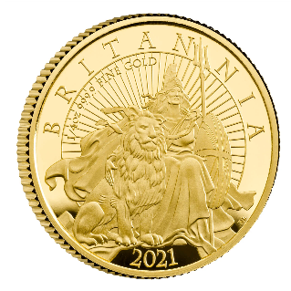 Britannia 1/4 uncji Złota 2021 Proof