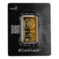 Bar Year of the Tiger 1 oz Gold 2022