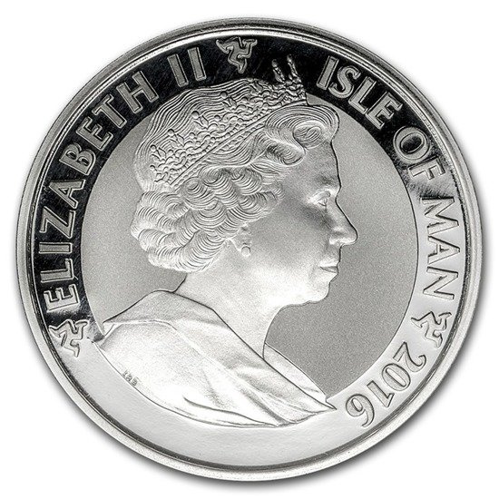 Isle of man Angel 1 uncja Srebra 2016 Reverse Proof