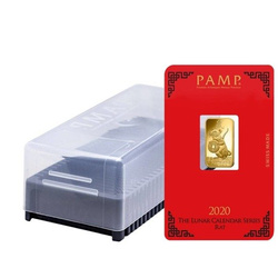 5 Gram Goldbarren Lunar Jahr der Ratte