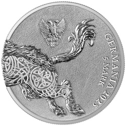 Germania: Bestias - Gullinbursti 1 oz Plata 2025