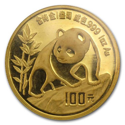 Chinese Panda 1 oz Gold 1990