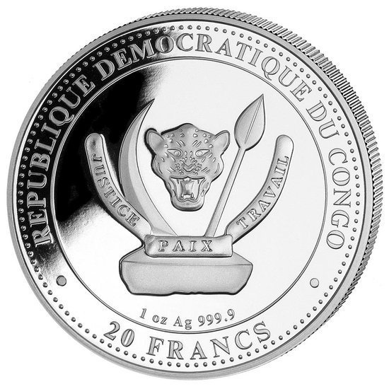 Congo: Prehistoric Life - Gigantopithecus 1 oz Silver 2022