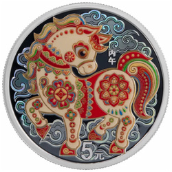 Lunar - Rok Konia 15 gramów Srebra 2026 Proof