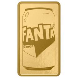 Lingote de oro Fanta 1 g de oro 2026
