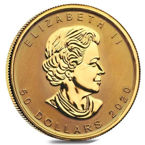 Maple Leaf 1 oz Gold 2020 PAKET 10 Stück