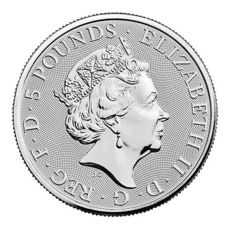 The Royal Tudor Beasts: Lion of England 2 oz Silber 2022