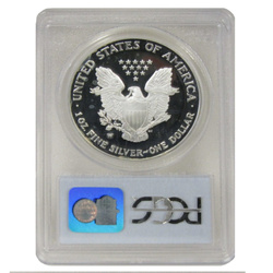 American Eagle 1 oz Silver 2004 - W PCGS PR69DCAM 