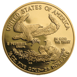 Aigle américain 1/2 once d'or 2007 Proof