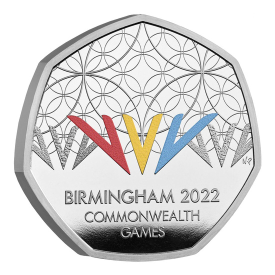 Birmingham 2022 Commonwealth Games colorato Argento 2022 Proof