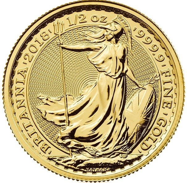 Britannia 1/2 oncia d'oro 2018