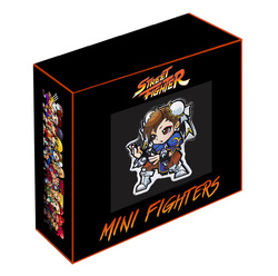 Street Fighter: Mini Fighter Chun Li coloured 1 oz Silber 2021 Proof
