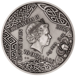 Niue: Universal Gods - Apollon 5 uncji Srebro 2022