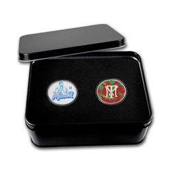 Chad 2-Coin Set: Scarface "Miami" - 40th Anniversary coloured 2x1 oz Silver 2023 