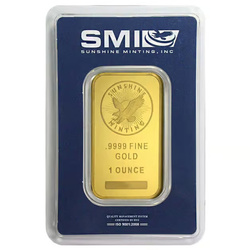 Sunshine Mint Gold Bar 1 oz