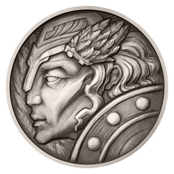 Niue: Mythological Figures - Valkyrie Stand 1 uncja Srebra 2025 Antiqued Coin