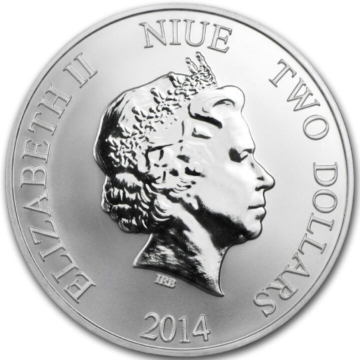 Niue: Hawksbill Turtle 1 oz Silver 2014