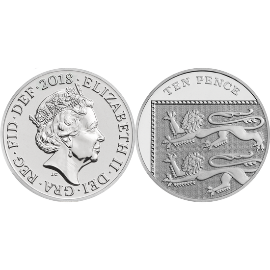 Sada 14 stříbrných mincí Velká Británie 2018 Proof