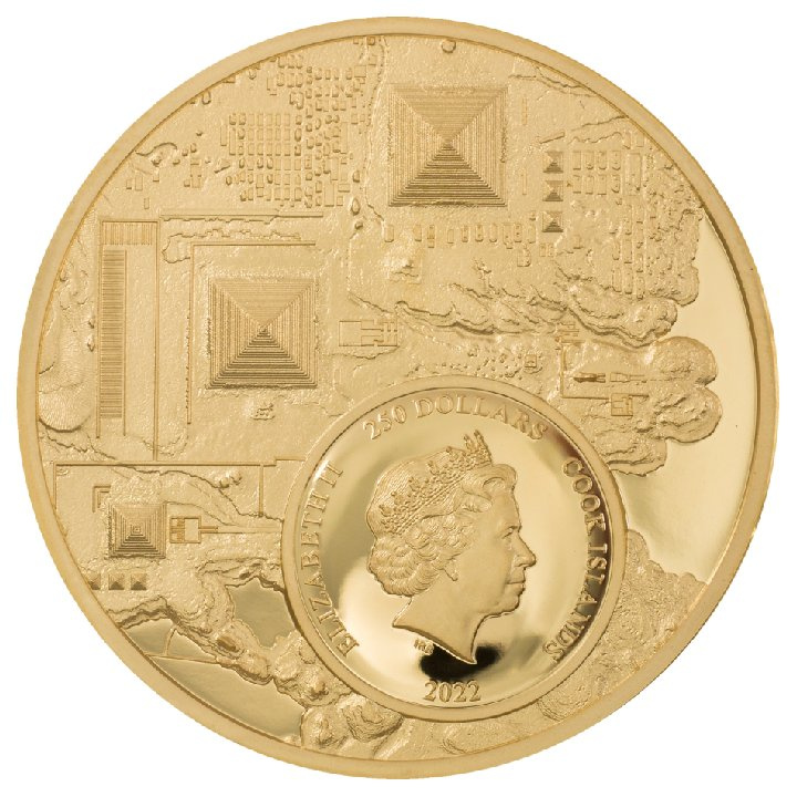 Cook Islands: Legacy of the Pharaohs 1 uncja Złota 2022 Proof Ultra High Relief