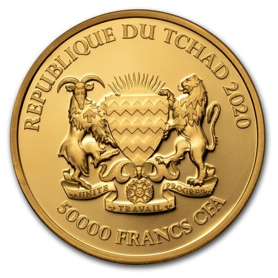 Chad: Búfalo 1 oz Oro 2020