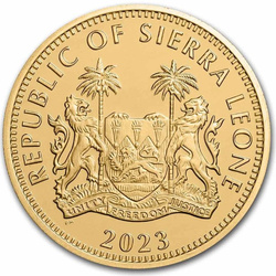 Sierra Leone: Dei egizi - Osiride 1 oncia d'oro 2023