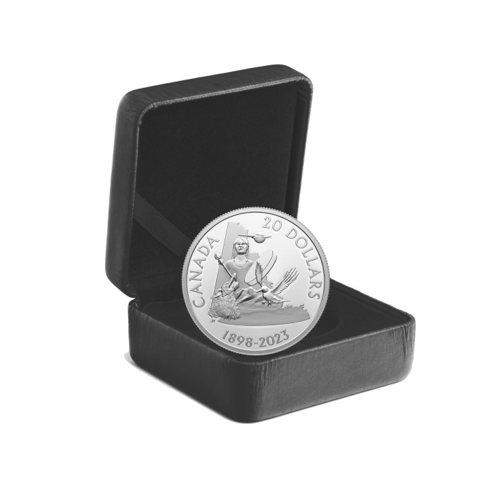 Canada: 125th Anniversary of Yukon $20 Silber 2023 Proof Coin