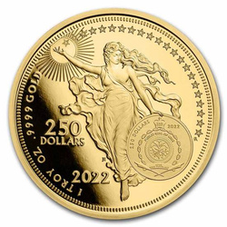 Niue: Icons of Inspiration: Isaac Newton 1 oz Gold 2022