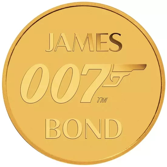 Tuvalu: James Bond 007 0.5 gram Gold 2021