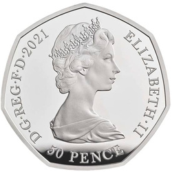 Ensemble de 13 pièces en argent Grande-Bretagne 2021 Proof