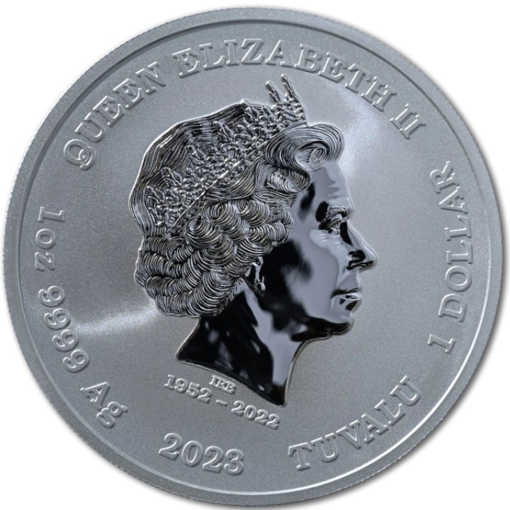 Tuvalu: Gods of Olympus - Artemis 1 oz Silber 2023