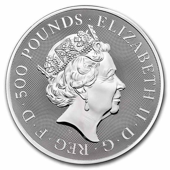 Queen's Beasts: Completer 1000 gram Silber 2021