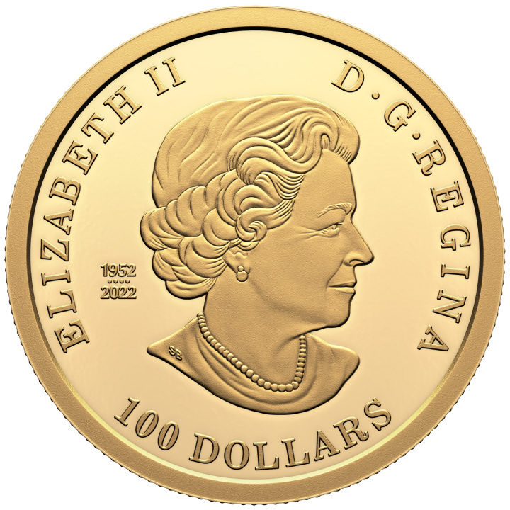 Canadá: Año Lunar del Dragón $100 Oro 2024 Proof