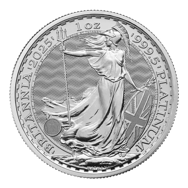 Britannia 1 uncia platina 2025