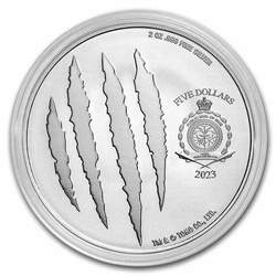 Niue: Godzilla vs Monsters - King Ghidorah coloured 2 oz Silber 2023