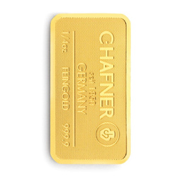 C Hafner 1/4 oz Gold Bar