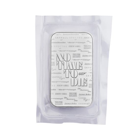 1 oz Silberbarren 007 James Bond