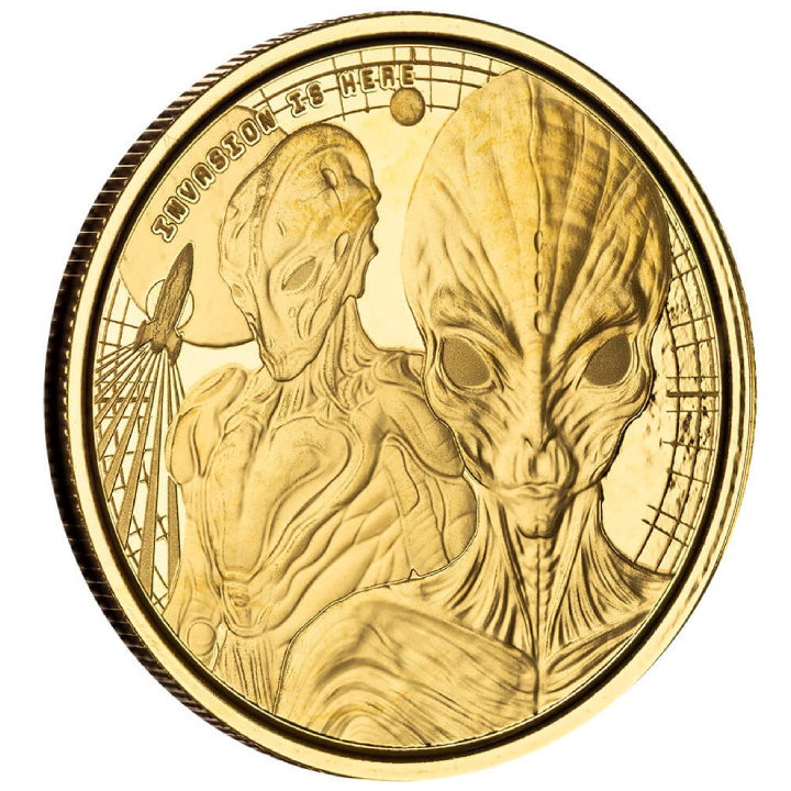 Ghana: Alien 1/10 oncia d'oro 2023 Proof