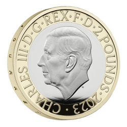 Set di 5 monete Regno Unito Rame-nichel 2023 Premium Proof Commemorative Coin