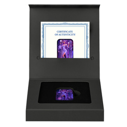 Sztabka Asturmint: The Deadly Seven Sins - Vanity kolorowana 2 uncje Srebra 2024 Antique Finish