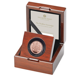 Regno Unito: Sovrano d'oro Elisabetta II 2022 Proof Piedfort