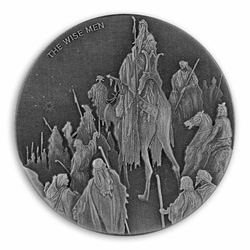 Niue: Biblico - I Re Magi 2 once d'argento 2017 Proof Antiqued Coin