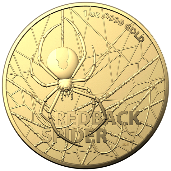 Las criaturas más peligrosas de Australia: Redback Spider 1 oz Oro 2020