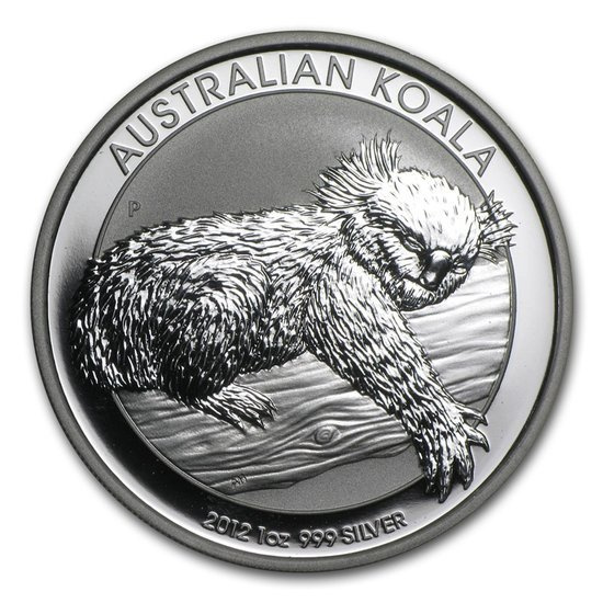 Koala 1 uncja Srebra 2012