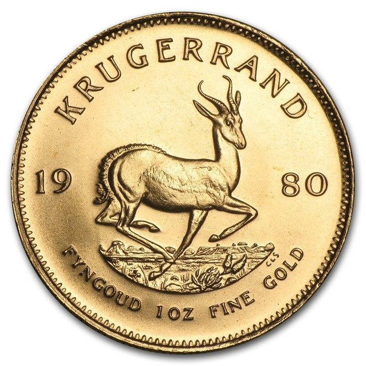 Krugerrand 1 unce zlata 1980