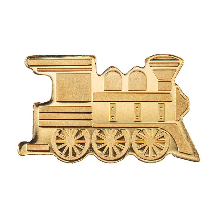 Palau: Golden Train 0,5 gram Gold Silk Coin