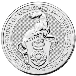 Les bêtes de la reine : ensemble de 11 pièces 2 onces d'argent 2016-2021